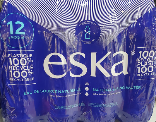 Paquet 12 bouteilles eau Eska