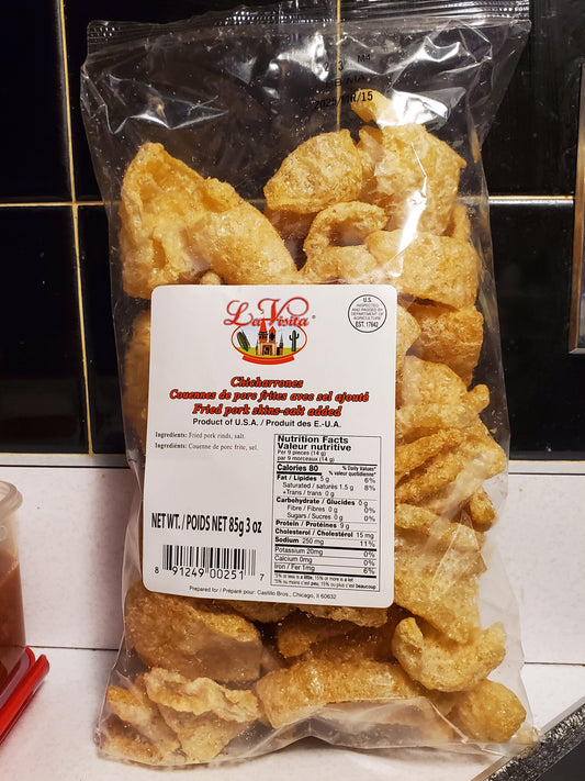 Sac couennes de porc frite 85g